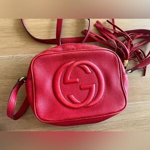 Gucci Soho Disco Crossbody Bag - Red